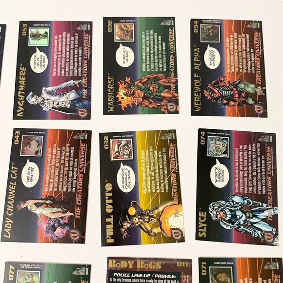 Vintage 1993 Lot of 46 Dynamic The Creators Universe Cards - Picture 9 of 16